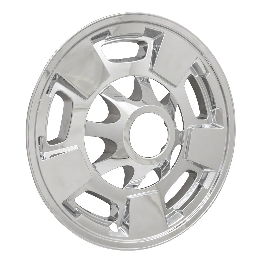 IWCIMP411X – COAST2COAST Wheel Skin, 17 Inch 5 Spokes Snap-On Plated Chrome ABS Plastic Set Of 4 Not Compatible With ...